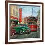 "Parallel Parking", April 1, 1950-Thornton Utz-Framed Giclee Print