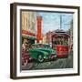 "Parallel Parking", April 1, 1950-Thornton Utz-Framed Giclee Print