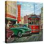 "Parallel Parking", April 1, 1950-Thornton Utz-Stretched Canvas