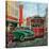 "Parallel Parking", April 1, 1950-Thornton Utz-Stretched Canvas