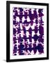 Parallel Purple Mauve-Jacqueline Maldonado-Framed Art Print