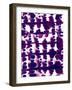 Parallel Purple Mauve-Jacqueline Maldonado-Framed Art Print