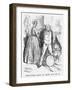 Paralysing Piece of News for Mr B, 1866-George Du Maurier-Framed Giclee Print