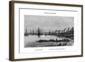 Paramaribo, Republic of Suriname, 19th Century-Edouard Riou-Framed Giclee Print