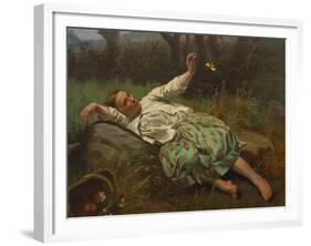 Parana Landscape, Paisaje de Parana, 19th Century-Juan Manuel Blanes-Framed Giclee Print