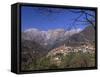 Parania, Near Massa, in Apuane Alps, with Carrara Marble Quarries in Distance, Tuscany, Italy-Patrick Dieudonne-Framed Stretched Canvas