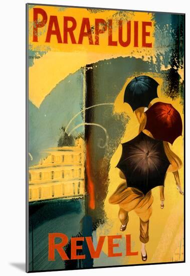 Parapluie Revel Abstract Art Print Poster-null-Mounted Poster