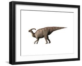 Parasaurolophus Dinosaur-null-Framed Art Print