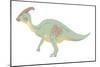 Parasaurolophus Pencil Drawing with Digital Color-Stocktrek Images-Mounted Art Print