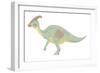 Parasaurolophus Pencil Drawing with Digital Color-Stocktrek Images-Framed Premium Giclee Print