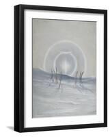 Paraselena, Cape Evans, McMurdo Sound, 9:30pm, Jan 15, 1911-Edward Adrian Wilson-Framed Giclee Print