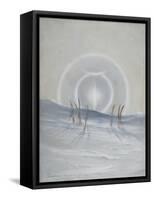 Paraselena, Cape Evans, McMurdo Sound, 9:30pm, Jan 15, 1911-Edward Adrian Wilson-Framed Stretched Canvas