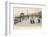 Parasols are Carried by Many Holidaymakers on the Promenade at Brighton-null-Framed Photographic Print