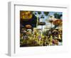 Parasols in Taman Pile Hindu Temple on Koningan Day, Bali, Indonesia-Robert Francis-Framed Photographic Print