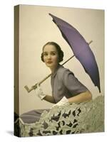 Parasols-Nina Leen-Stretched Canvas