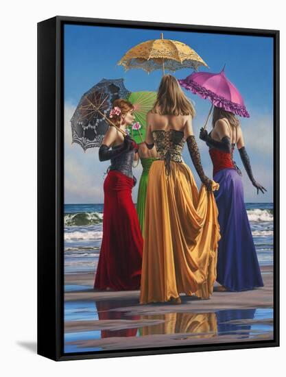 Parasols-Paul Bailey-Framed Stretched Canvas