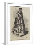 Paratene Maioha, a Chief of Wangaroa, Wearing the Parawai or Dog'S-Skin Robe-George French Angas-Framed Giclee Print