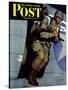 "Paratrooper," Saturday Evening Post Cover, September 12, 1942-Mead Schaeffer-Stretched Canvas
