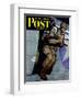 "Paratrooper," Saturday Evening Post Cover, September 12, 1942-Mead Schaeffer-Framed Giclee Print