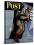 "Paratrooper," Saturday Evening Post Cover, September 12, 1942-Mead Schaeffer-Stretched Canvas