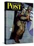 "Paratrooper," Saturday Evening Post Cover, September 12, 1942-Mead Schaeffer-Stretched Canvas