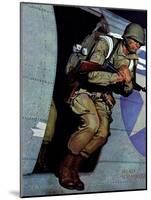 "Paratrooper," September 12, 1942-Mead Schaeffer-Mounted Giclee Print