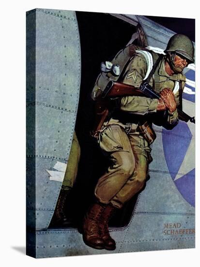 "Paratrooper," September 12, 1942-Mead Schaeffer-Stretched Canvas