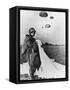 Paratrooper Training-Science Source-Framed Stretched Canvas