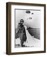 Paratrooper Training-Science Source-Framed Giclee Print