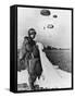 Paratrooper Training-Science Source-Framed Stretched Canvas