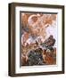 Paratroops Landing 1944-Raoul Auger-Framed Art Print