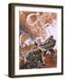 Paratroops Landing 1944-Raoul Auger-Framed Art Print