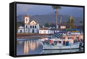 Paraty Port, Rio De Janeiro State, Brazil, South America-Alex Robinson-Framed Stretched Canvas