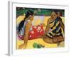 Parau Api, What's New?, 1892-Paul Gauguin-Framed Giclee Print