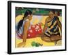 Parau Api, What's New?, 1892-Paul Gauguin-Framed Giclee Print