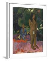 Parau Na Te Varua Ino (Words of the Devil), 1892-Paul Gauguin-Framed Giclee Print