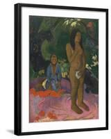 Parau Na Te Varua Ino (Words of the Devil), 1892-Paul Gauguin-Framed Giclee Print