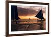 Paraw Boats, White Beach, Boracay, the Visayas, Philippines, Southeast Asia, Asia-Ben Pipe-Framed Photographic Print