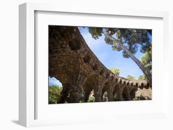 Parc Guell, UNESCO World Heritage Site, Barcelona, Catalonia, Spain, Europe-Charlie Harding-Framed Photographic Print