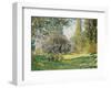 Parc Monceau, 1876-Claude Monet-Framed Giclee Print