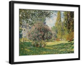 Parc Monceau, 1876-Claude Monet-Framed Art Print