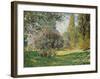 Parc Monceau, 1876-Claude Monet-Framed Art Print