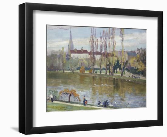 Parc Montsouris, Paris, 1889-John Henry Twachtman-Framed Premium Giclee Print