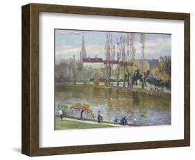 Parc Montsouris, Paris, 1889-John Henry Twachtman-Framed Giclee Print