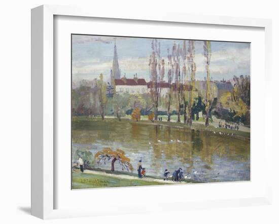 Parc Montsouris, Paris, 1889-John Henry Twachtman-Framed Giclee Print