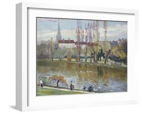 Parc Montsouris, Paris, 1889-John Henry Twachtman-Framed Giclee Print