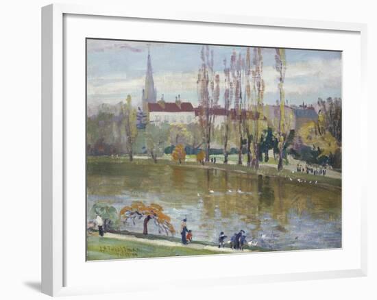 Parc Montsouris, Paris, 1889-John Henry Twachtman-Framed Giclee Print