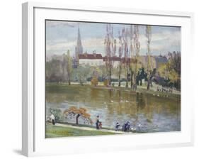 Parc Montsouris, Paris, 1889-John Henry Twachtman-Framed Giclee Print