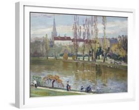 Parc Montsouris, Paris, 1889-John Henry Twachtman-Framed Giclee Print
