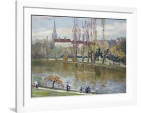 Parc Montsouris, Paris, 1889-John Henry Twachtman-Framed Giclee Print